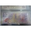 Image 13 : $10 Bank Note Collection in Binder