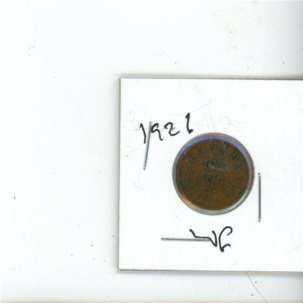 1921 Canadian Penny