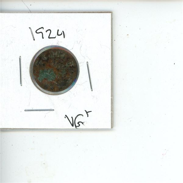 1924 Canadian Penny