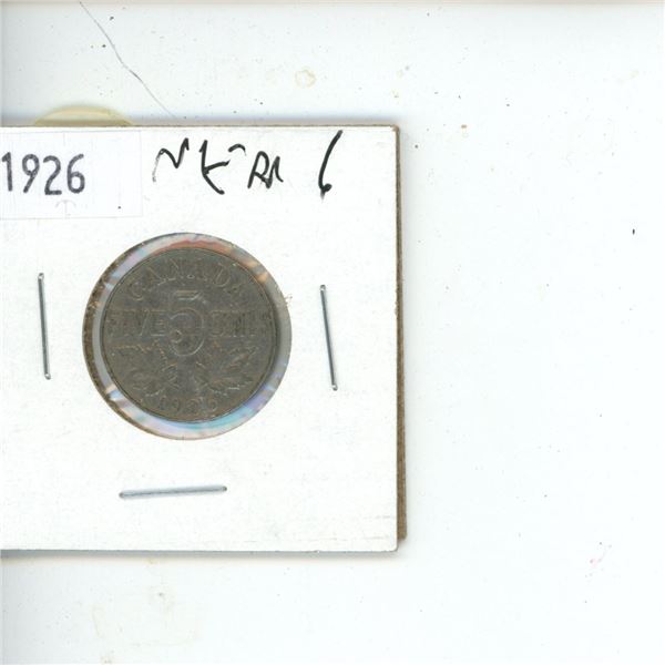 1926 Canadian Nickle