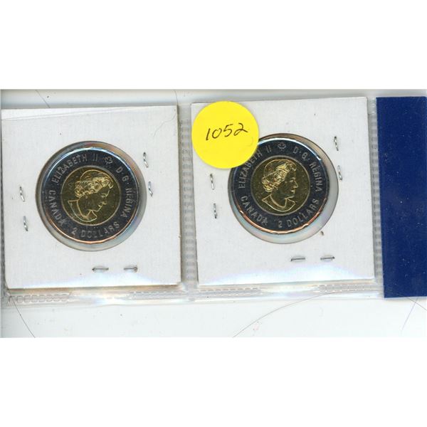 2 2018 Canadian Toonies Armistice