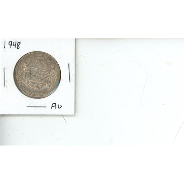 1948 Canadian 50 Cent Piece