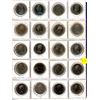 Image 1 : Binder Page of Various Canadian Coins 1960s - 1980s
