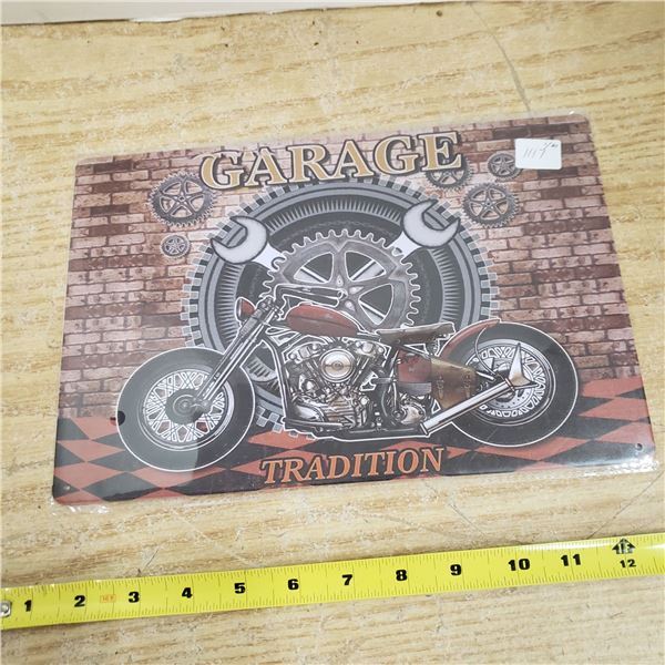 Garage sign
