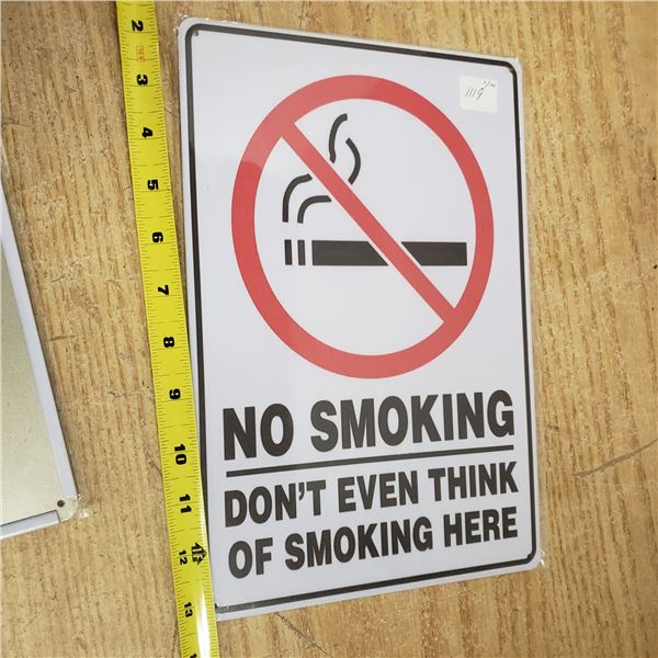 No smoking sign