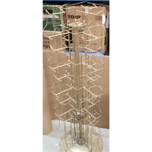 Magazine rack (turns, round base)