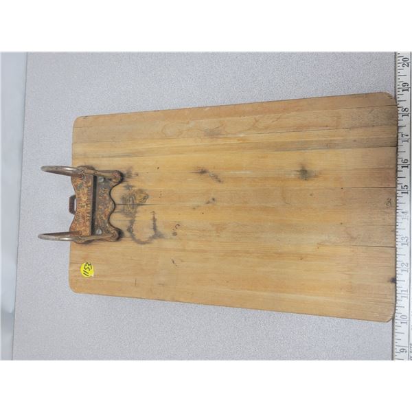 Wooden Wilson's stationary clip board