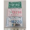 Image 1 : 1974, 75, 76 Winnipeg bicycle plates