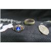Image 5 : Necklace and Various Charms, Plus 2 Rings And Boyscout Pin