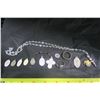 Image 7 : Necklace and Various Charms, Plus 2 Rings And Boyscout Pin
