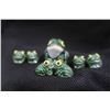 Image 4 : Momma Frog & 6 Baby Ceramic Figures