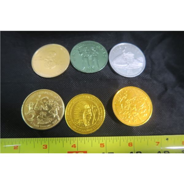 6 Misc. Metal Tokens