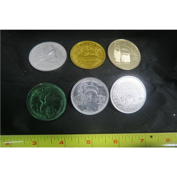 6 Misc. Metal Tokens