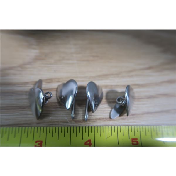 4 Heart Cufflinks