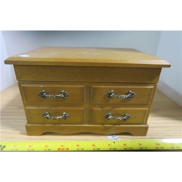 Musical Jewelry Box 9” X 5.5 X5.25