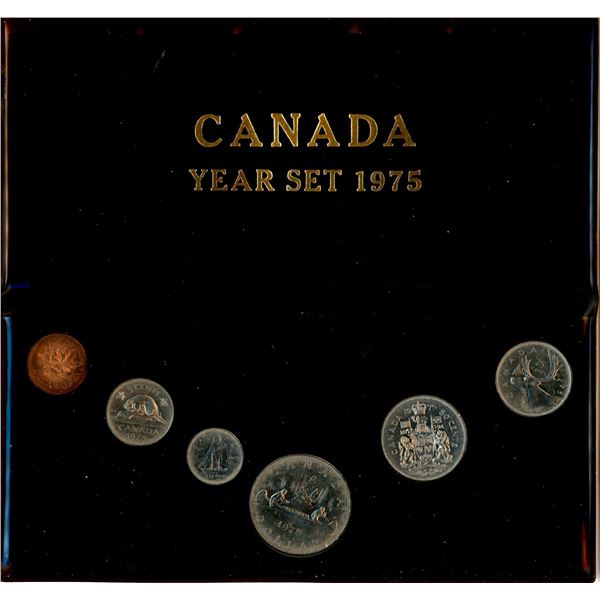 Canadian Year Coin Set 1975