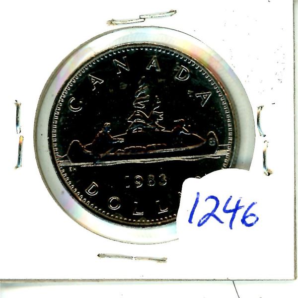 1983 Canadian Silver Dollar MS-65