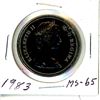 Image 2 : 1983 Canadian Silver Dollar MS-65