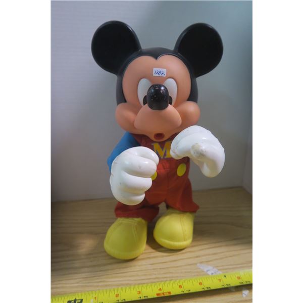 Vintage Mickey Mouse Doll 13” Tall