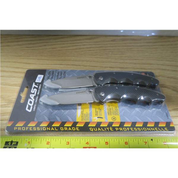Pair of Coast Talon Folder Knives Brand New in Package