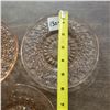 Image 3 : (3) pink depression buttons and bows dessert platses 5 3/4"