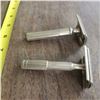 Image 3 : (2) vintage Gillette Safety razor 1932 made in Canada