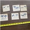 Image 1 : (6) aircraft spotter series cards sweet caporal cigarettes