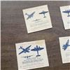 Image 2 : (6) aircraft spotter series cards sweet caporal cigarettes