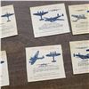 Image 3 : (6) aircraft spotter series cards sweet caporal cigarettes