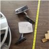Image 3 : vintage car mirror, (4) 17 1/2" Hub Cap Wheel Covers