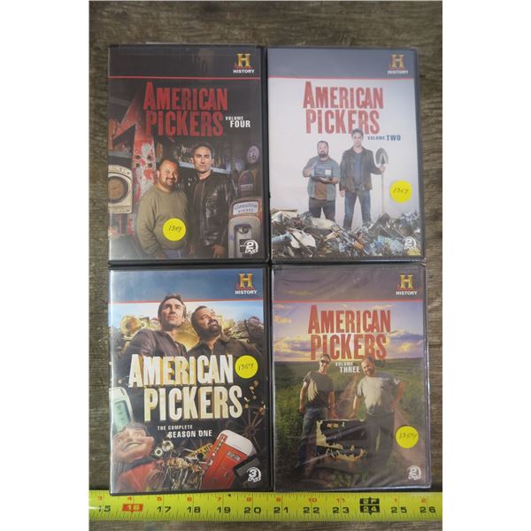4 American Pickers DVDs Season One and Volumes 2-4