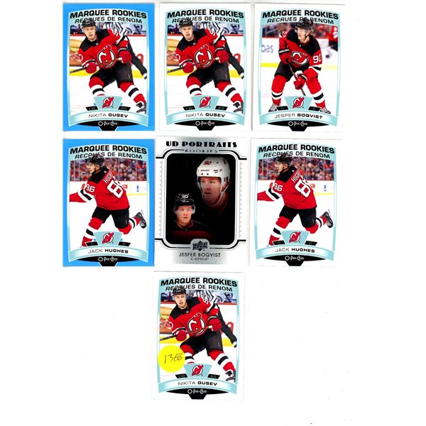7 Hockey Cards All Rookies