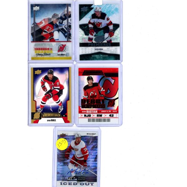 5 Hockey Cards