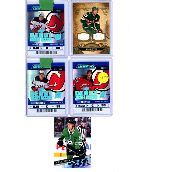 5 Hockey Cards