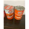 Image 2 : 4 Gulf Oil Tins 2 Full 2 Empty