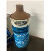 Image 2 : 2 Tins 1 - Allstate FULL 1 Ford Brake Fluid EMPTY