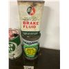 Image 2 : 3 Poil Tins B/A Brake Fluid - Full, Bardahl - Full, Quaker State - Empty