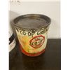 Image 3 : 2 Co-op Grease Tins - 5LB - Full