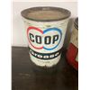 Image 4 : 2 Co-op Grease Tins - 5LB - Full