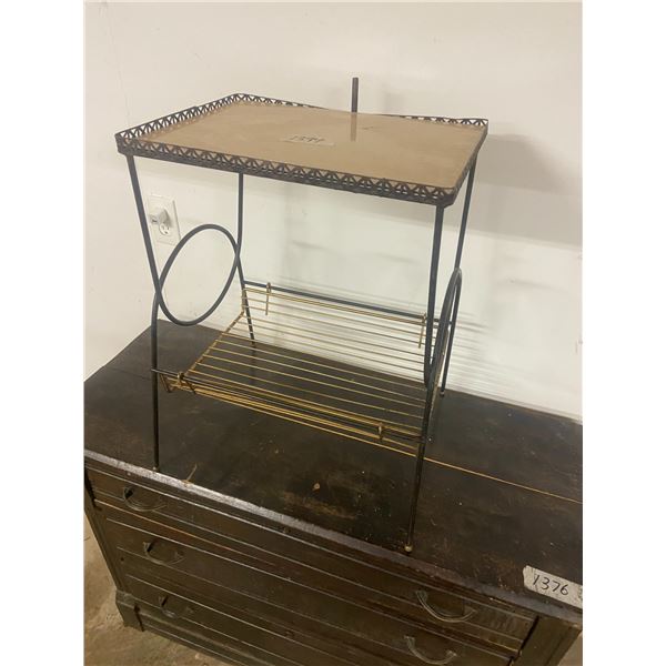 Magazine Rack - Metal - Art Deco 23H X 18W - 14D