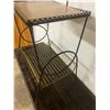 Image 2 : Magazine Rack - Metal - Art Deco 23H X 18W - 14D