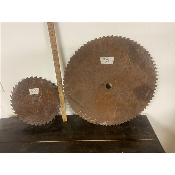 2 Saw Blades 22" and 13"