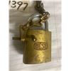 Image 3 : Brass Lock - Pacific 66 - No Key