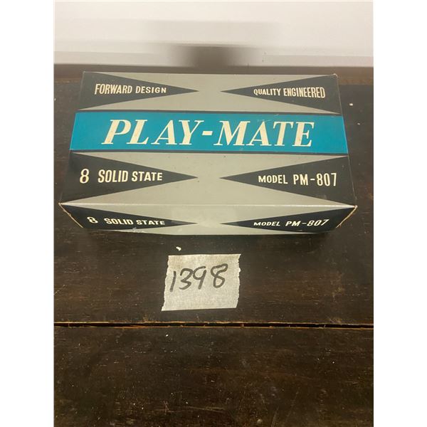 Transistor Radio - Play-Mate Model PM807 Original Box Looks to Be New Never Used