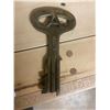 Image 5 : Prison Cell Lock C/W Key Stamped Folyer Adam Comp - Juliet ILL. Brass