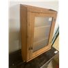 Image 2 : Primitive Medicine Cabinet - Fir - Has Frosted Glass 30"H - 20"W - 6"D