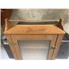 Image 4 : Primitive Medicine Cabinet - Fir - Has Frosted Glass 30"H - 20"W - 6"D