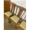 Image 6 : 4 Oak Dining Chairs 1 Arm 3 Side