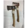 Image 1 : 2 Hatchets - 1 Sandvik and 1 - H B Made in Sweden Hults Bruk