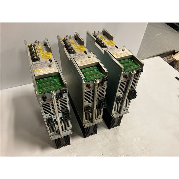 (3) Indramat A.C. Servo Controllers, M/N: KDS 1.1-100-300-W1-115